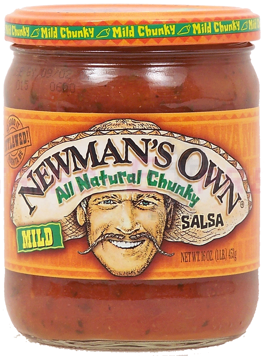 Newman's Own Salsa mild all natural chunky Full-Size Picture